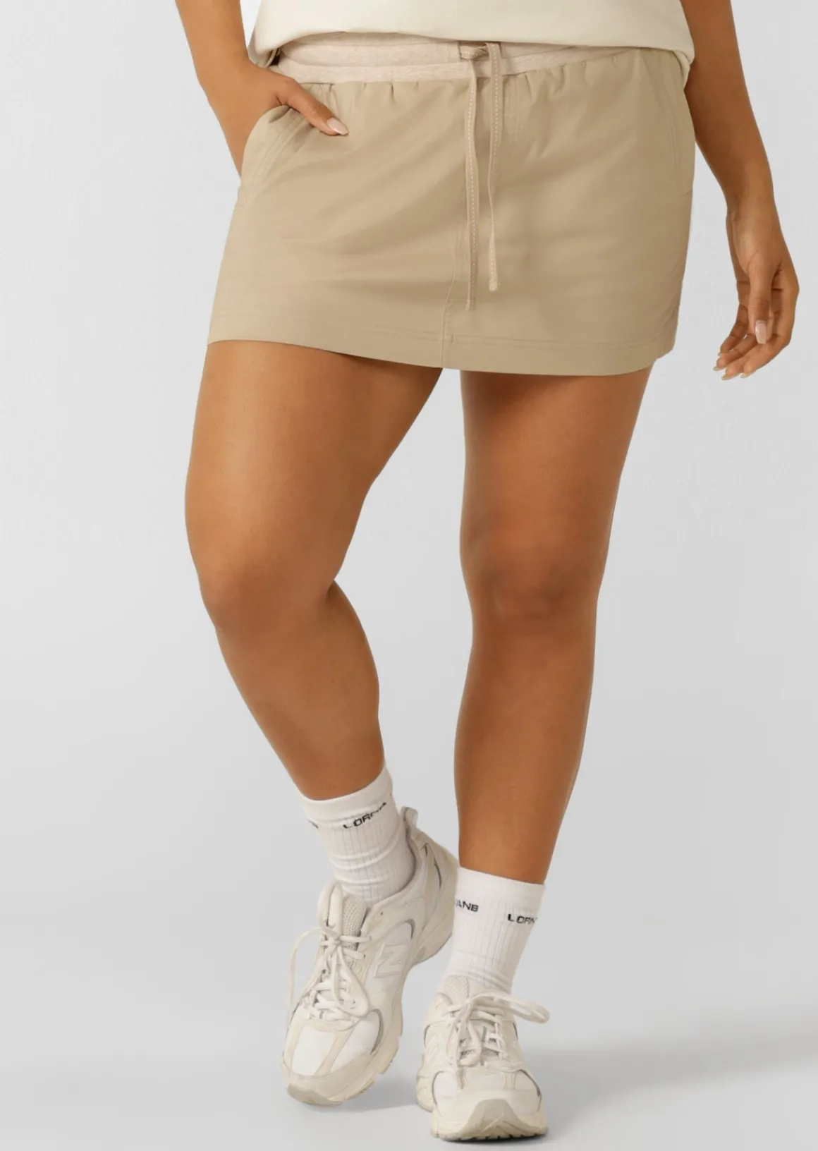 Lorna Jane Flashdance Mini Skirt OxfordTan Sale