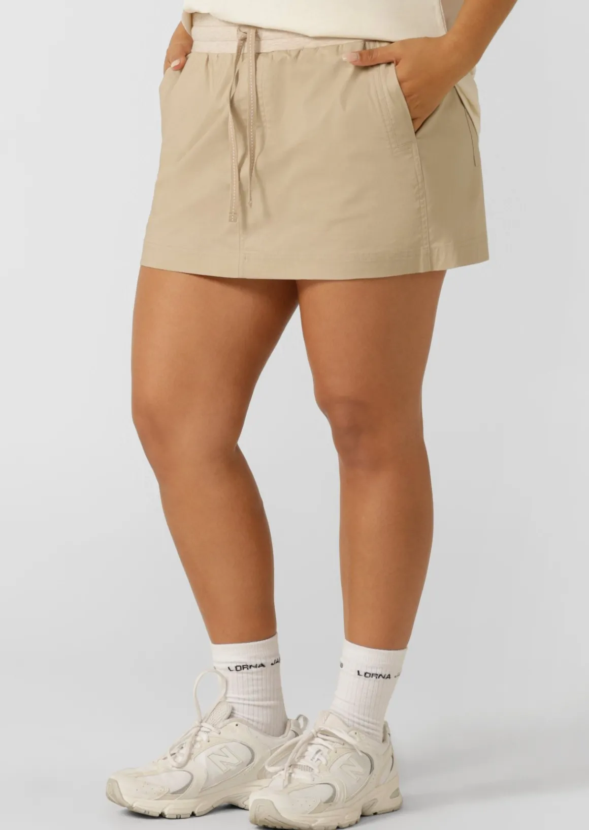 Lorna Jane Flashdance Mini Skirt OxfordTan Sale