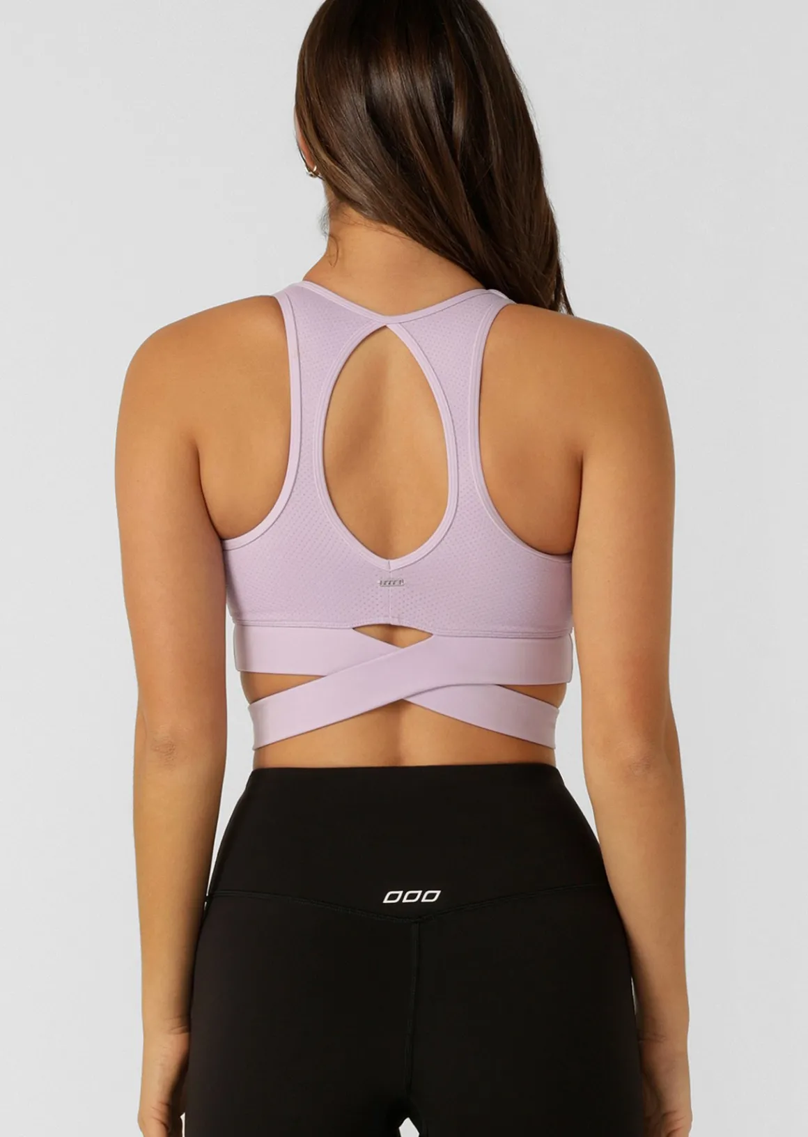 Lorna Jane Get Fit Sports Bra LightLavender Discount