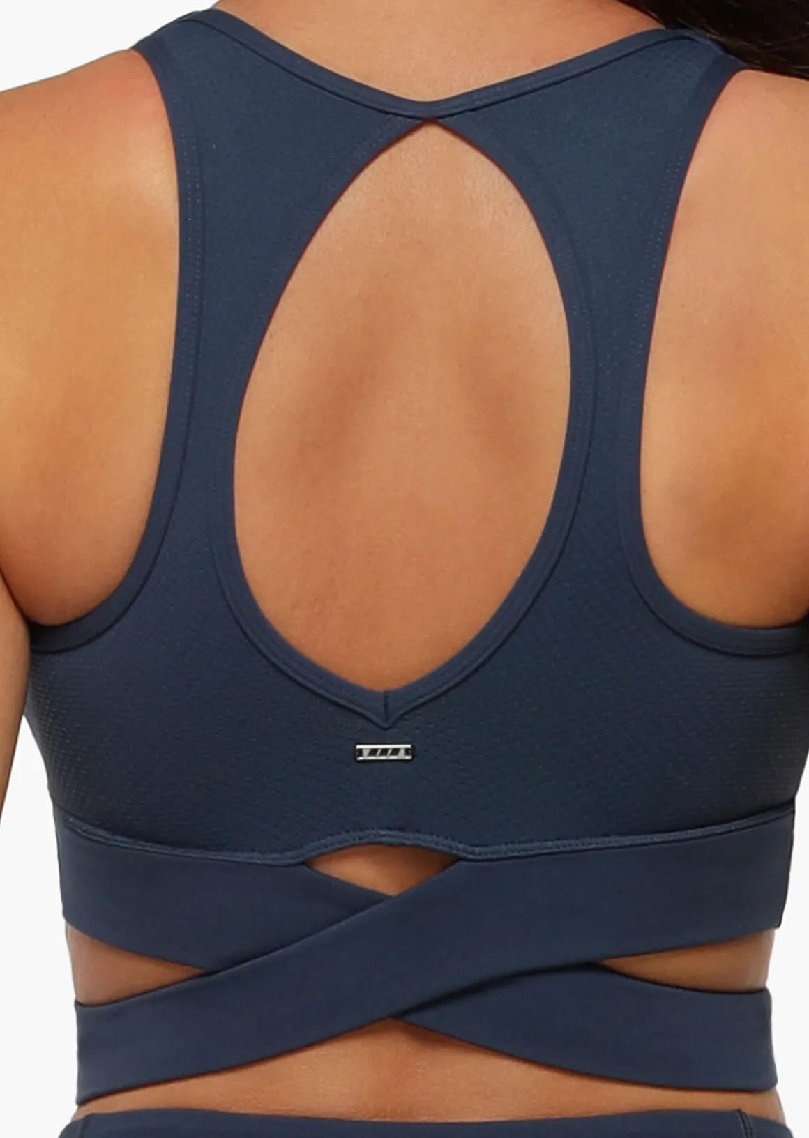 Lorna Jane Get Fit Sports Bra PebbleBlue New