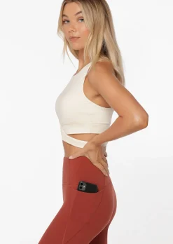 Lorna Jane Get Fit Sports Bra Cream Online