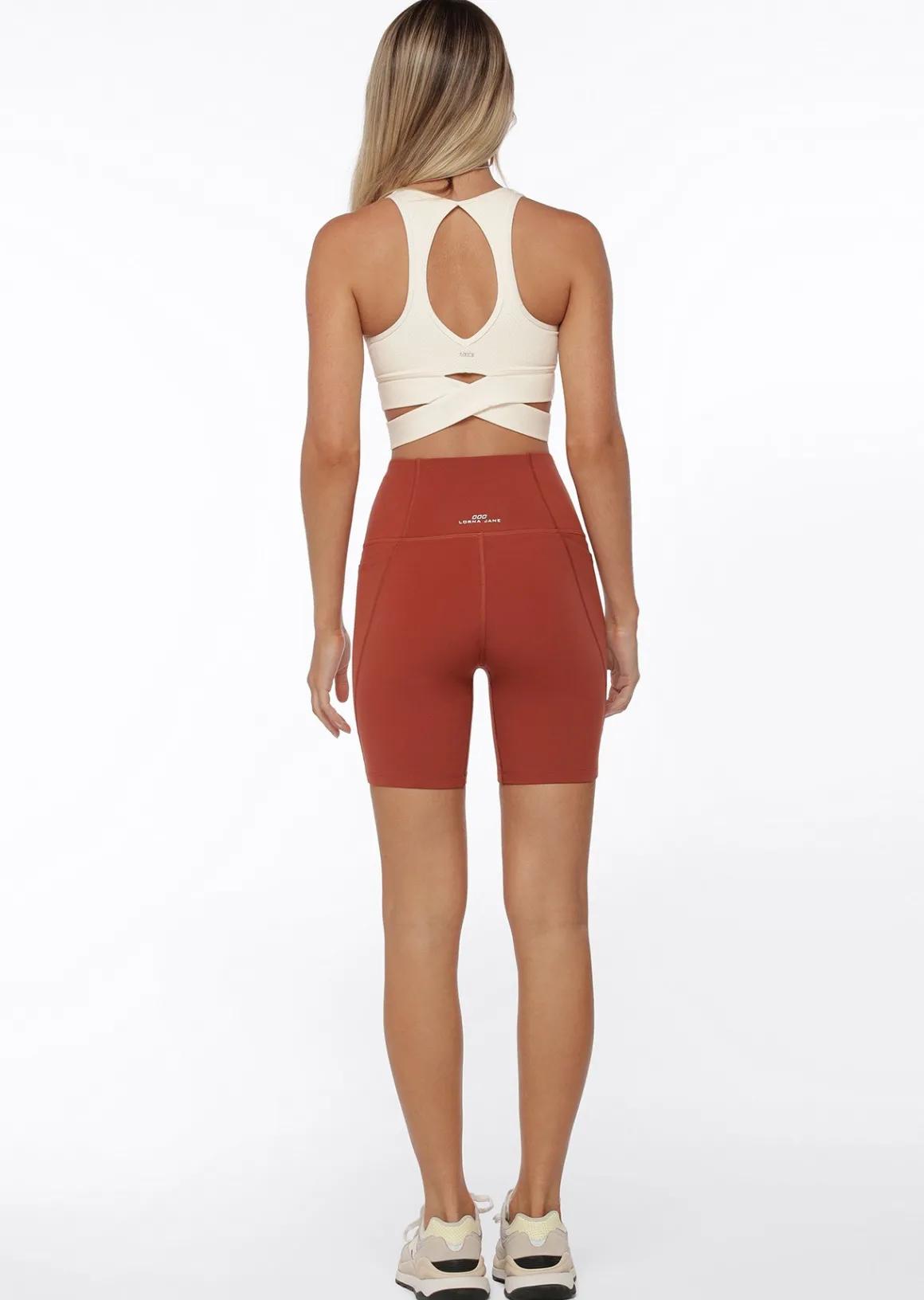 Lorna Jane Get Fit Sports Bra Cream Online