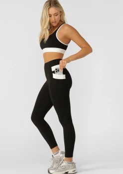 Lorna Jane Grande Core Ankle Biter Leggings Black New