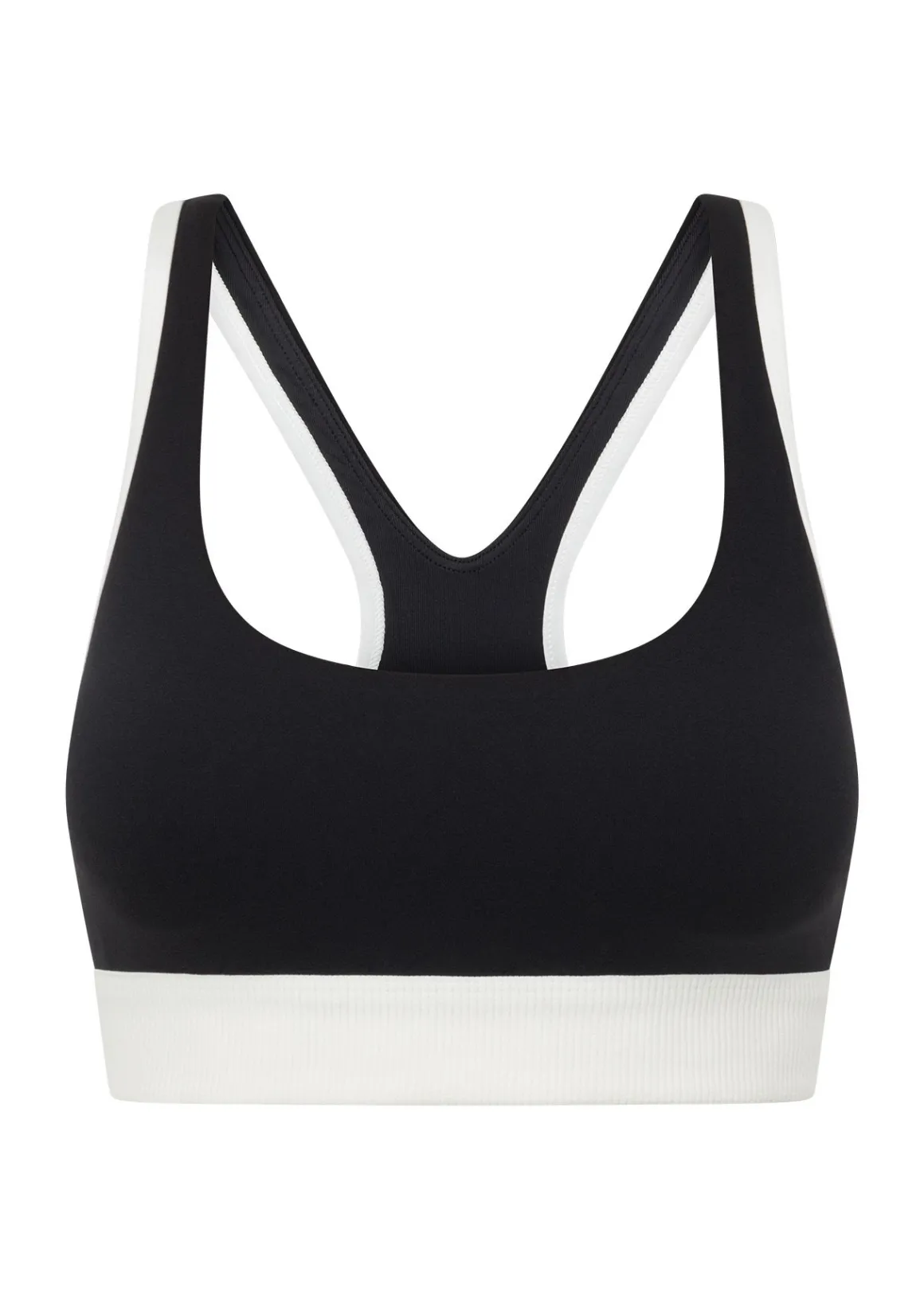 Lorna Jane Grande Rib Max Support Sports Bra Black Hot