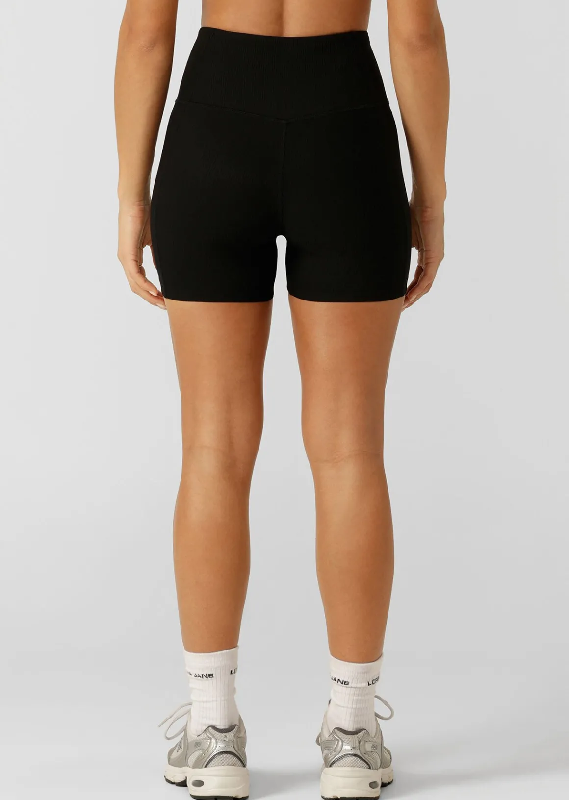 Lorna Jane Gym To Swim 12cm Bike Shorts Black Hot