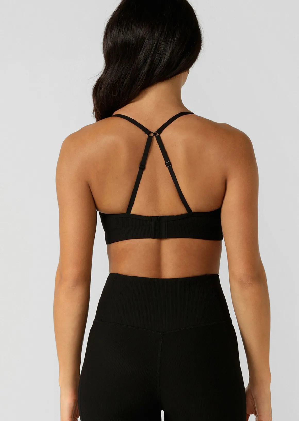 Lorna Jane Gym To Swim Sports Bra Black Outlet