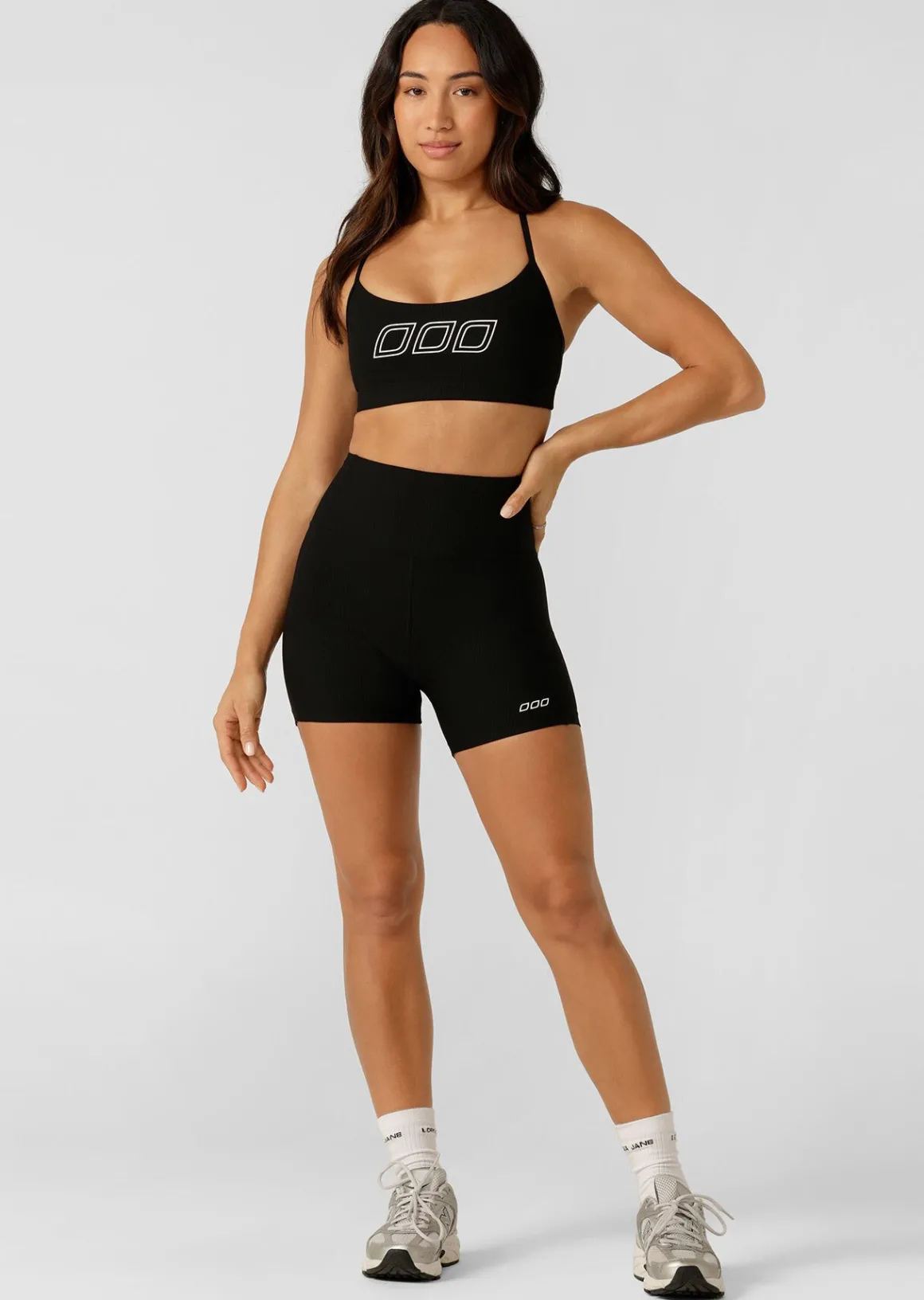 Lorna Jane Gym To Swim Sports Bra Black Outlet