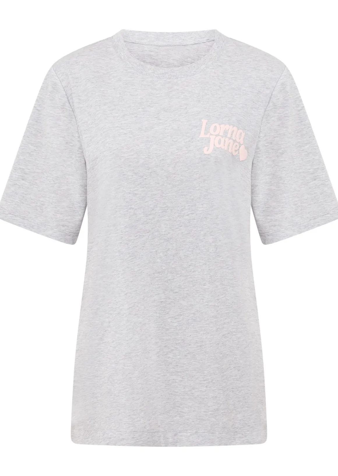 Lorna Jane Heartbeat Relaxed T-shirt GreyMarl
