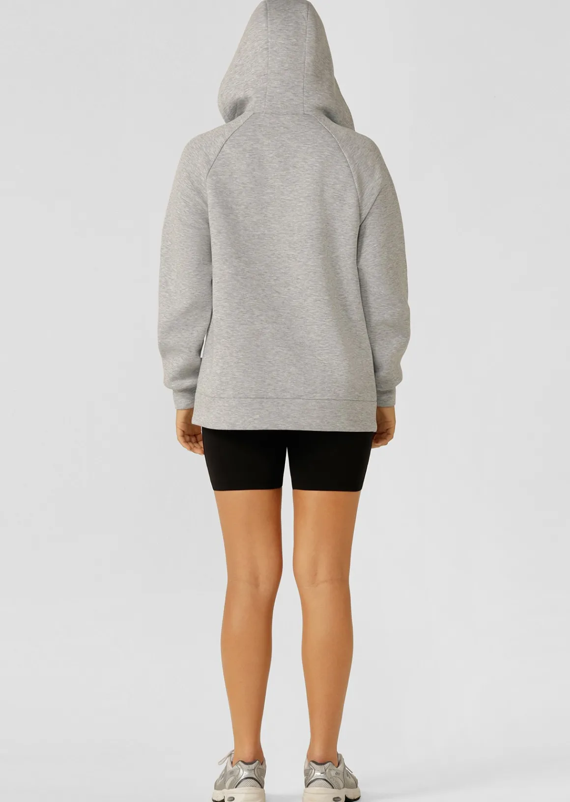 Lorna Jane Heritage Spacer Hoodie GreyMarl Hot