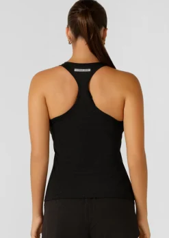 Lorna Jane High Definition Reflective Active Tank BlackReflectiveMonogramPrint Online