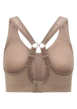 Lorna Jane Hold And Mould Sports Bra Bone New