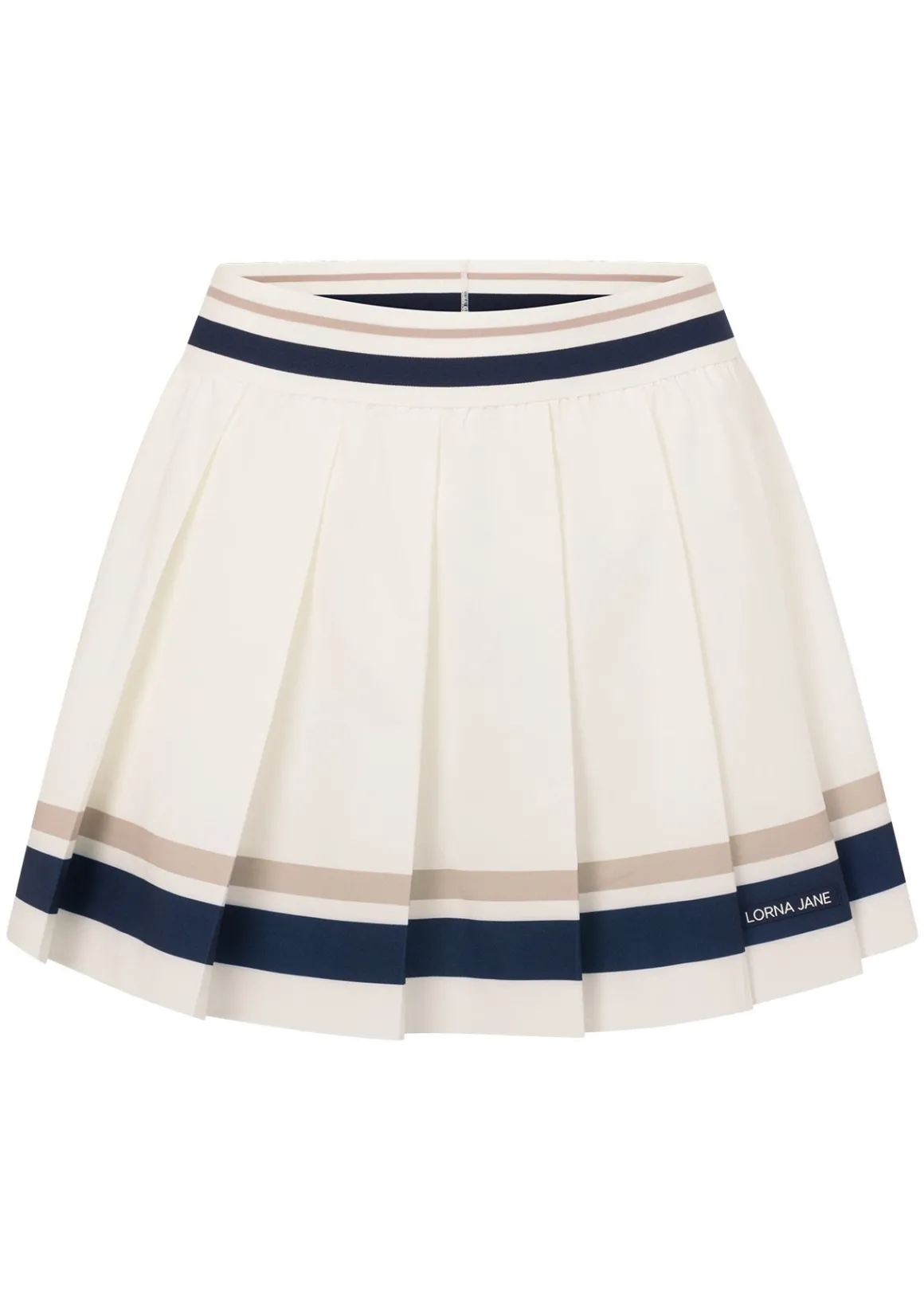 Lorna Jane Horizon Swing Pleat Skirt Porcelain Clearance