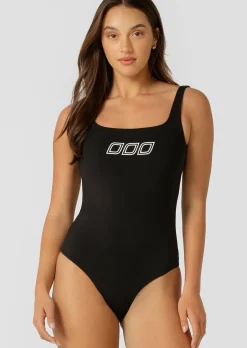 Lorna Jane Iconic Active Swim One Piece Black Hot