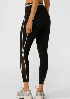 Lorna Jane Iconic Ankle Biter Leggings Black New
