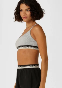 Lorna Jane Iconic True Comfort All Day Sports Bra GreyMarl Sale