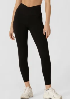 Lorna Jane Inspire Wrap Waist Ankle Biter Leggings Black Discount