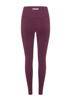 Lorna Jane Inspire Wrap Waist Full Length Leggings Mulberry Outlet