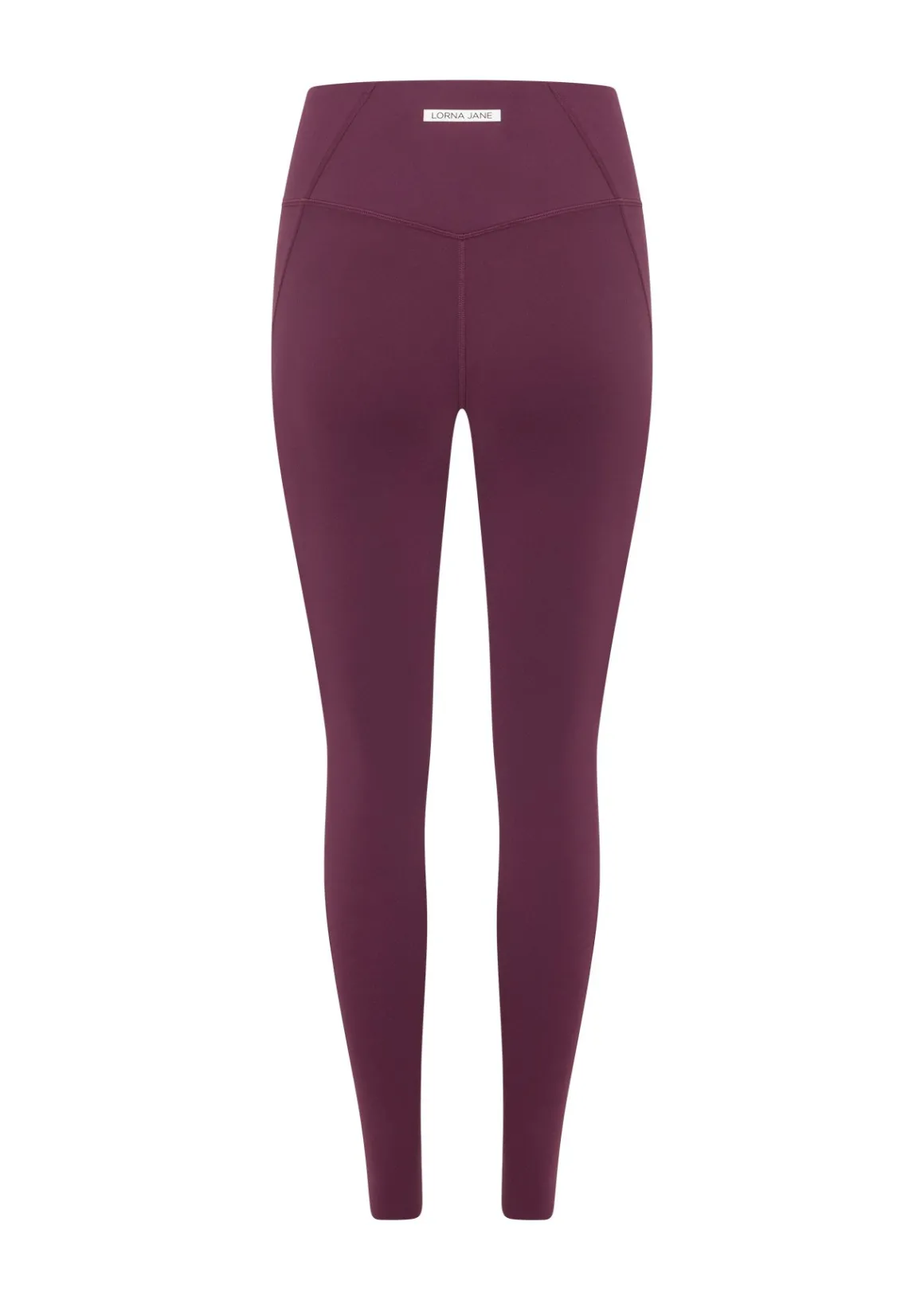 Lorna Jane Inspire Wrap Waist Full Length Leggings Mulberry Outlet
