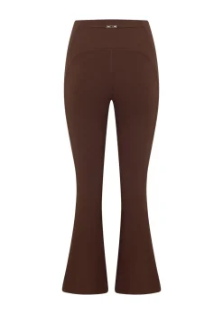 Lorna Jane Irresistible Stomach Support Rib Flared Leggings Espresso Online