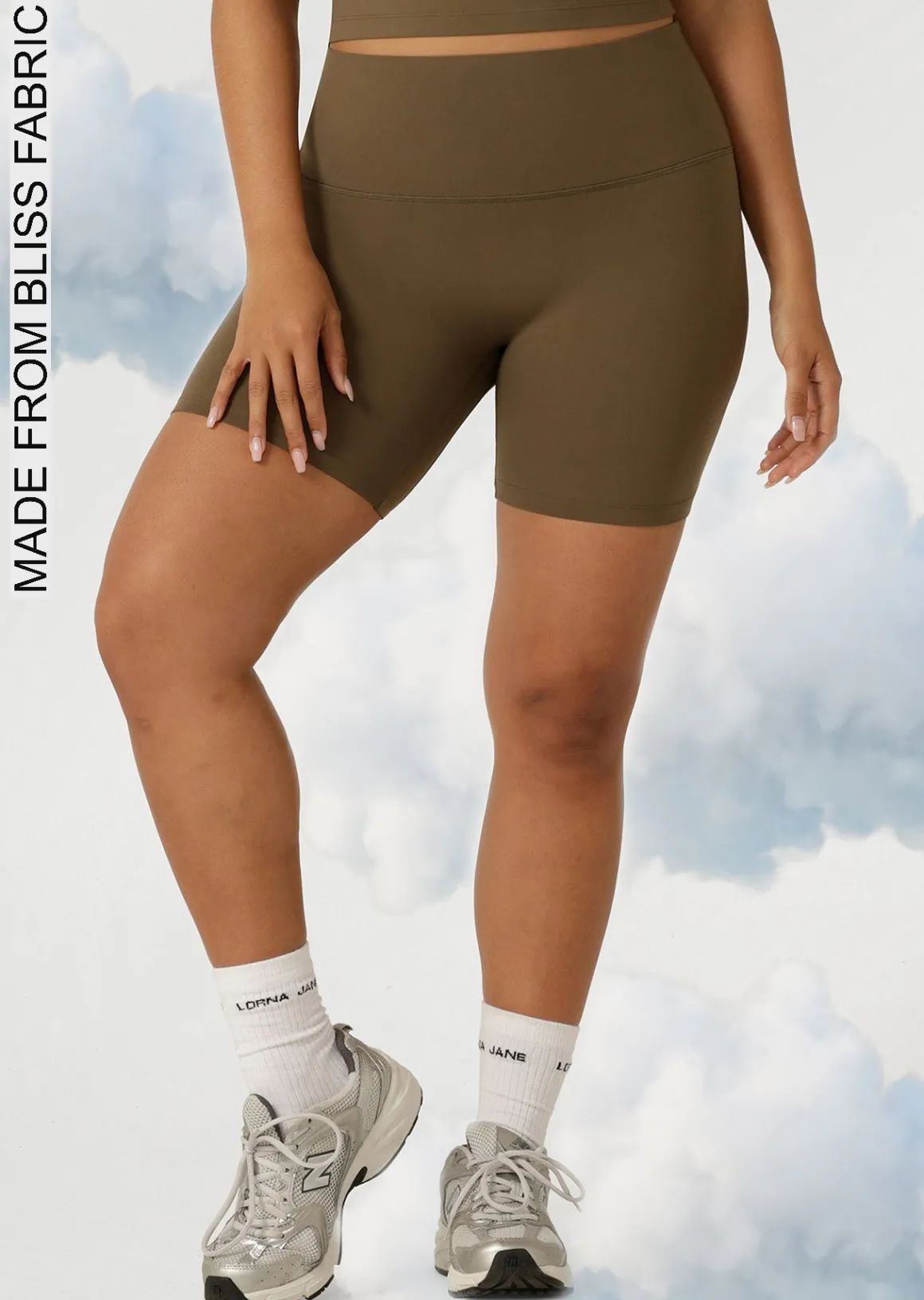 Lorna Jane Liberty 14cm Bike Shorts Hazel Online