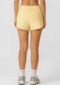 Lorna Jane Lightspeed Phone Pocket Run Short LemonCream Best