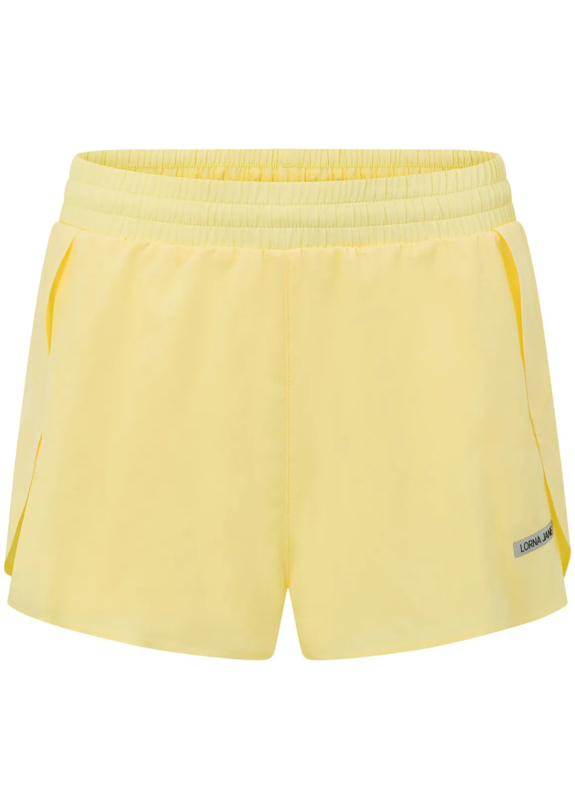 Lorna Jane Lightspeed Phone Pocket Run Short LemonCream Best