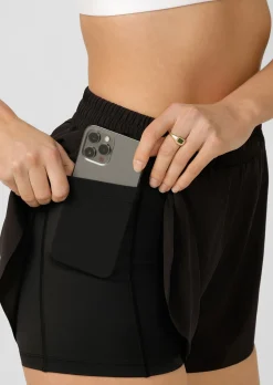 Lorna Jane Lightspeed Phone Pocket Run Short Black Online