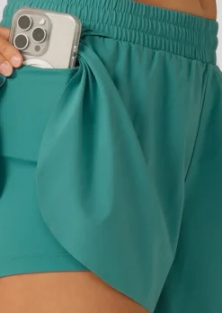 Lorna Jane Lightspeed Phone Pocket Run Short Jewel Outlet