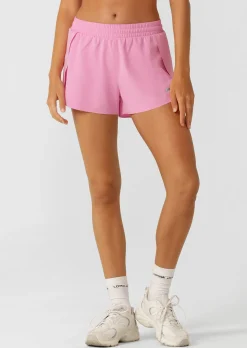 Lorna Jane Lightspeed Phone Pocket Run Short PinkMauve Clearance