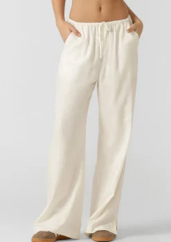 Lorna Jane Linen Lounge Pants Porcelain Clearance