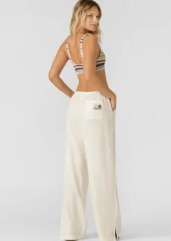 Lorna Jane Linen Lounge Pants Porcelain Clearance
