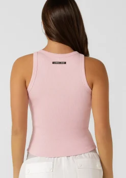 Lorna Jane LJ Basics Rib Tank SweetPink Outlet