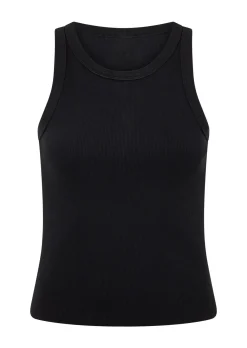 Lorna Jane LJ Basics Rib Tank Black Outlet
