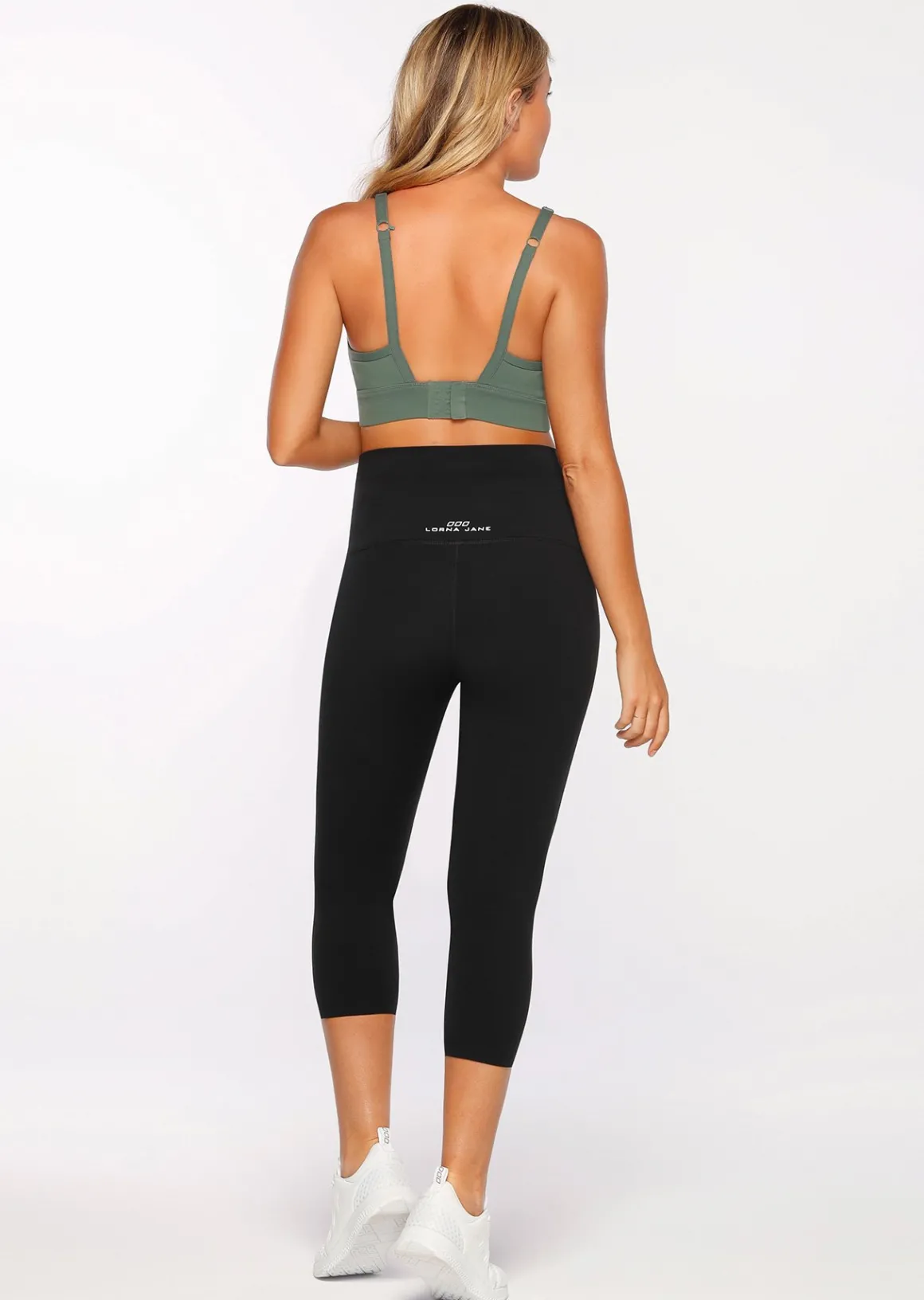 Lorna Jane LJ Maternity 7/8 Leggings Black Discount
