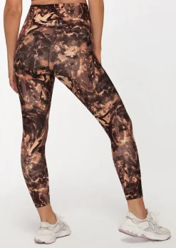 Lorna Jane LJ Maternity Printed Ankle Biter Leggings MarblePrint Discount