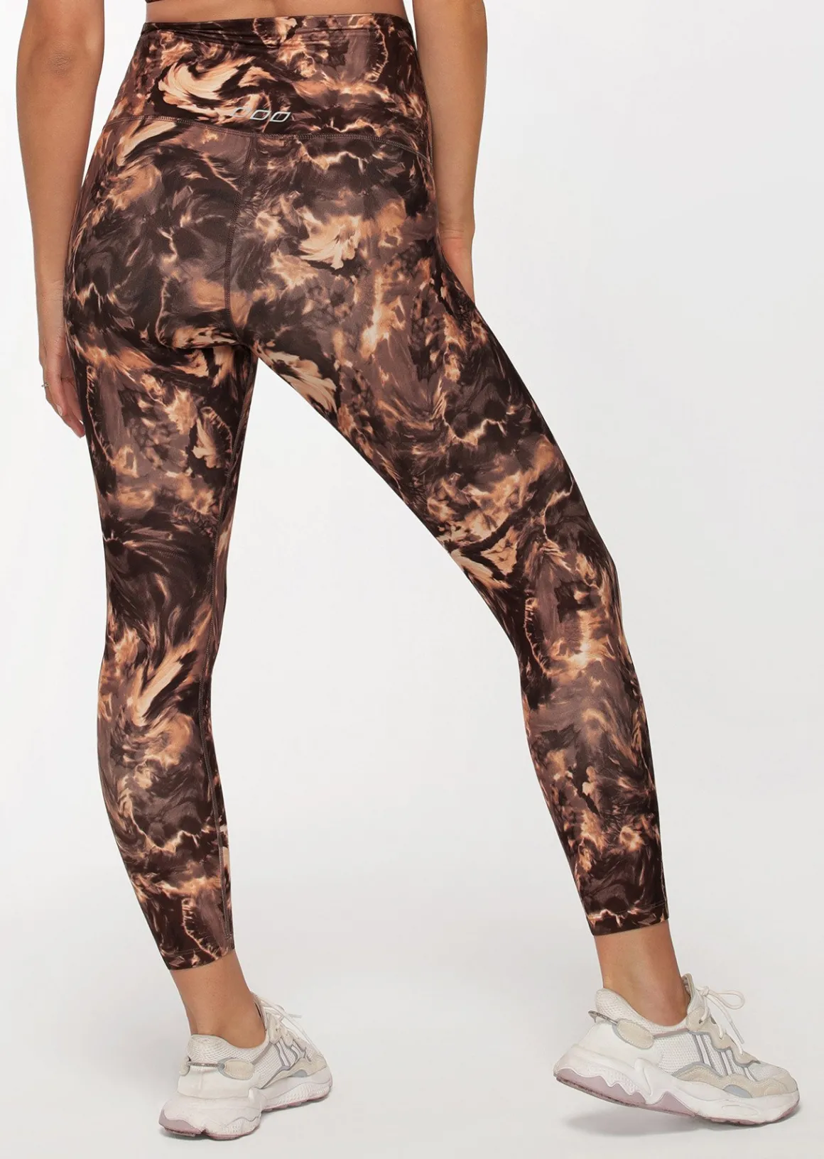Lorna Jane LJ Maternity Printed Ankle Biter Leggings MarblePrint Discount