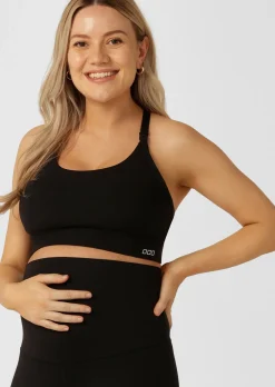 Lorna Jane LJ Nursing Bra Black Hot