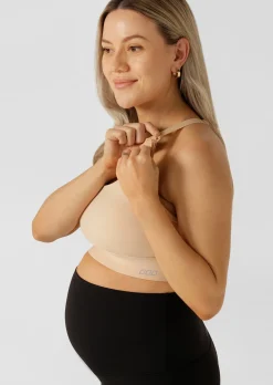 Lorna Jane LJ Nursing Bra Almond Hot
