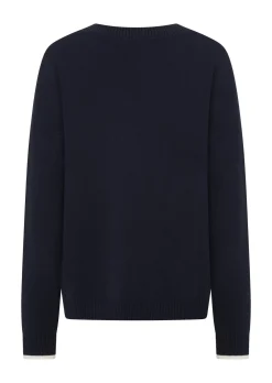Lorna Jane LJC Classic Knit Jumper Navy Clearance
