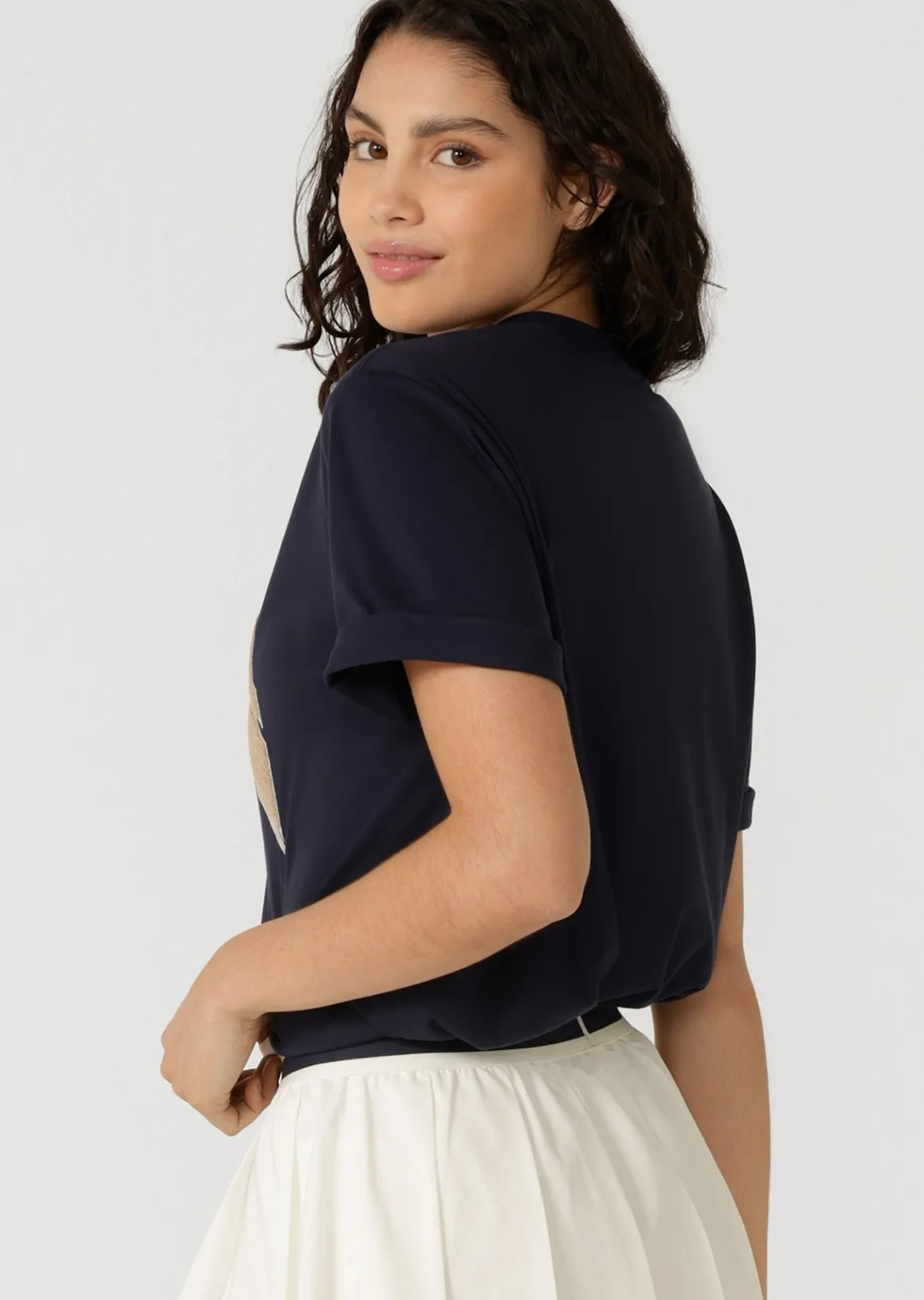 Lorna Jane Lorna Cheer Relaxed T-Shirt FrenchNavy Outlet
