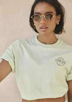 Lorna Jane Weekender Relaxed T-Shirt IceGreen Clearance
