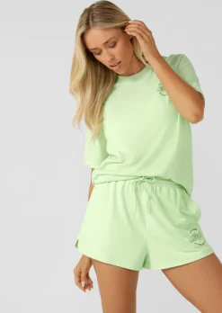 Lorna Jane Weekender Shorts IceGreen Outlet