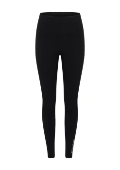 Lorna Jane Lotus Ankle Biter Leggings Black Hot