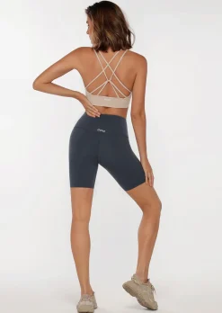 Lorna Jane Lotus Bike Short NightTimeBlue Discount