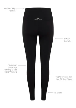 Lorna Jane Lotus Classic Ankle Biter Leggings Black Sale