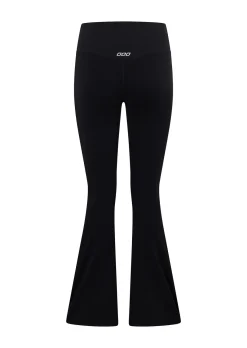 Lorna Jane Lotus Flared Full Length Leggings Black Sale