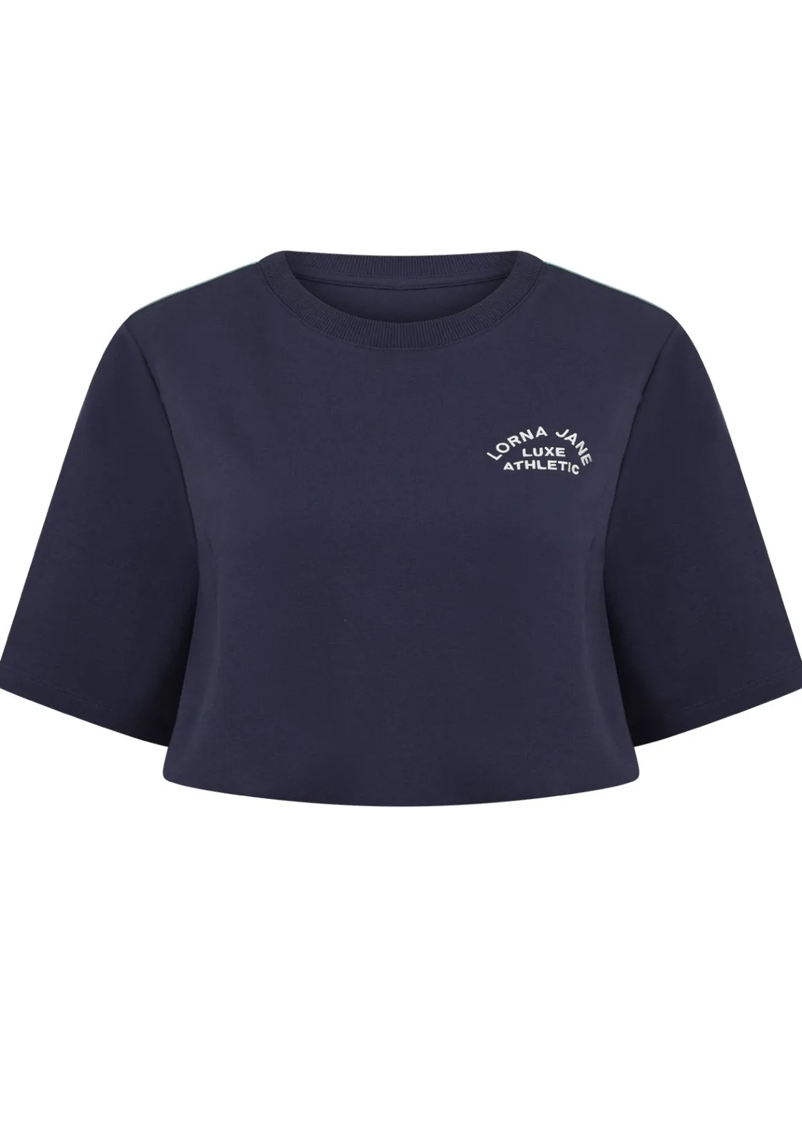 Lorna Jane Lotus Limited Edition Cropped Tee AshBlue Sale