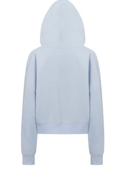 Lorna Jane Lotus Limited Edition Cropped Hoodie ToulouseBlue Sale