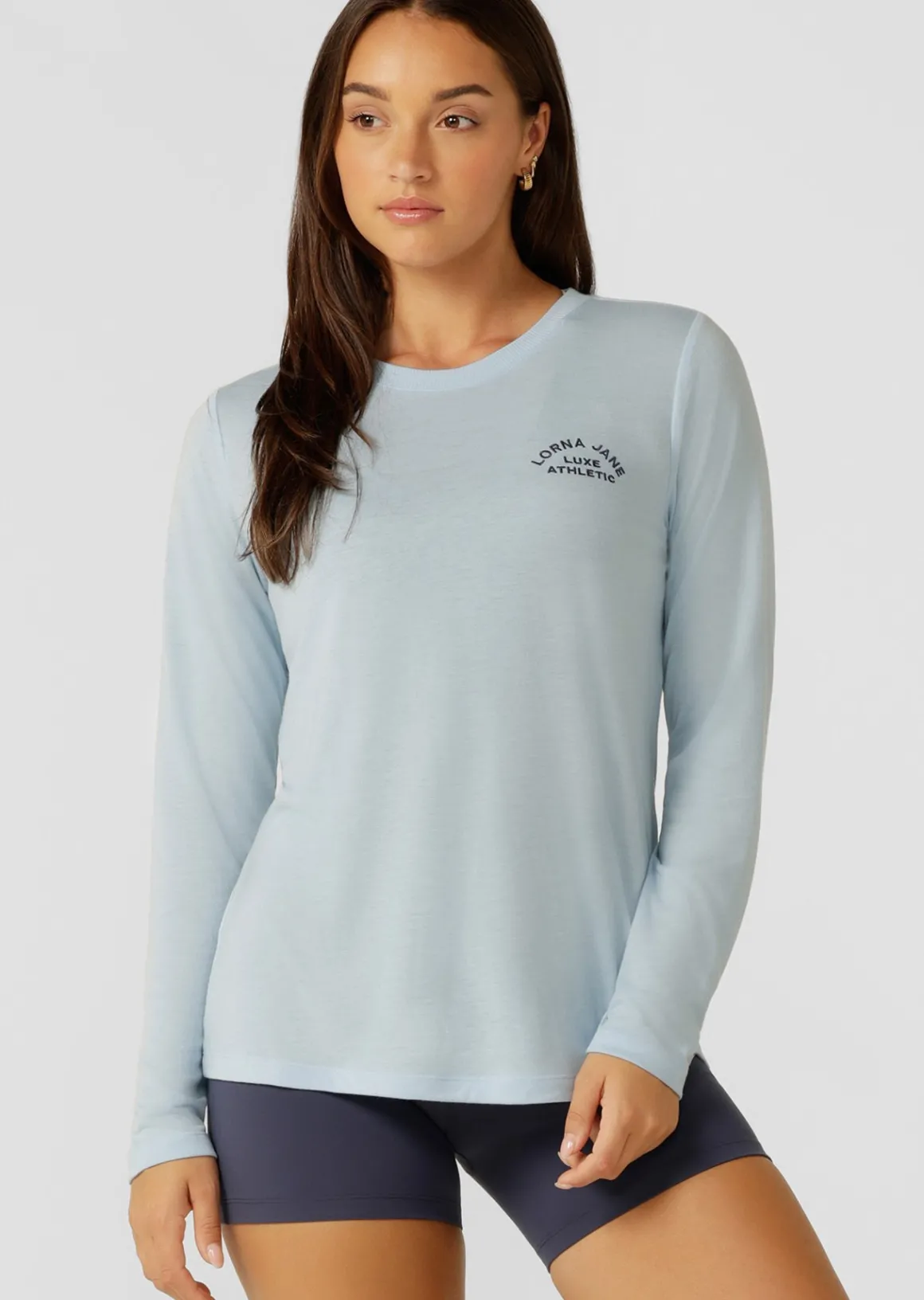 Lorna Jane Lotus Limited Edition Long Sleeve Top ToulouseBlue Sale