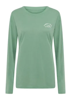 Lorna Jane Lotus Limited Edition Long Sleeve Top GreenJuice